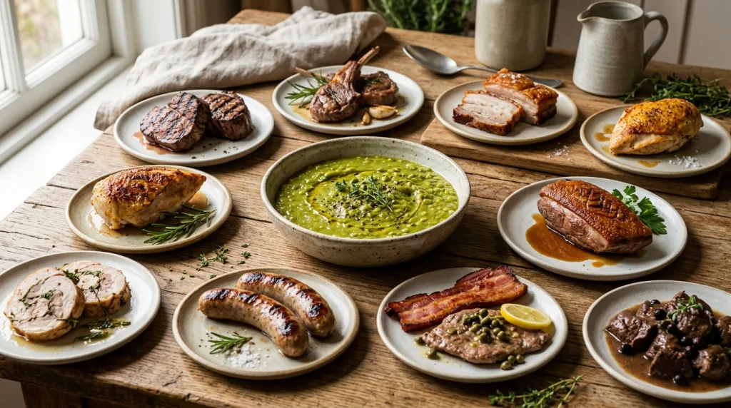 découvrez 10 délicieuses associations de viandes parfaites à accompagner avec des pois cassés pour des repas savoureux et équilibrés.