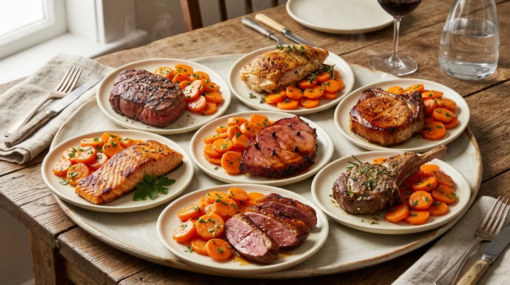 découvrez 7 suggestions savoureuses de viandes à accompagner avec des carottes vichy pour des repas harmonieux et gourmands.