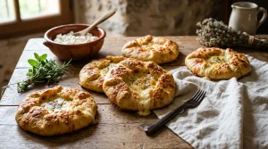 découvrez la recette traditionnelle des migliacciole corses, ces délicieuses galettes fondantes au fromage, parfaites pour un repas savoureux et convivial.