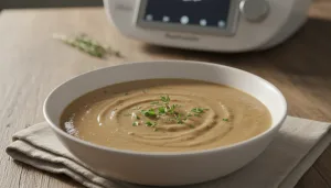 découvrez notre recette facile de velouté de champignon au thermomix, une soupe crémeuse et réconfortante parfaite pour toutes les saisons.