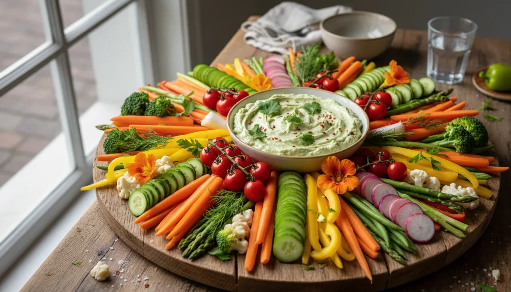 découvrez comment préparer un plat de crudités original et coloré pour épater vos invités avec fraîcheur et créativité.