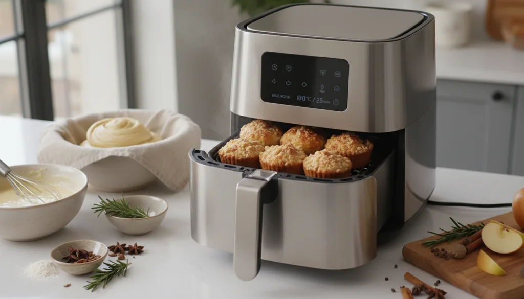 découvrez comment utiliser le mode bake de votre air fryer pour préparer des recettes savoureuses, croustillantes et saines facilement chez vous.
