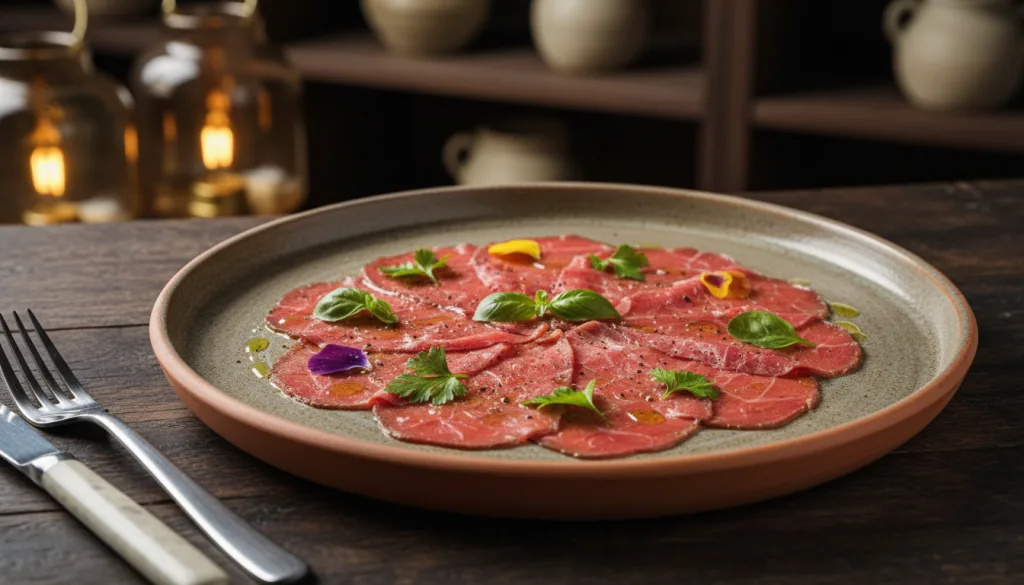 découvrez le carpaccio halal, une délicieuse alternative éthique alliant saveurs raffinées et respect des traditions. savourez une expérience culinaire unique et responsable.